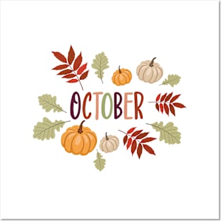 October! Posters and Art